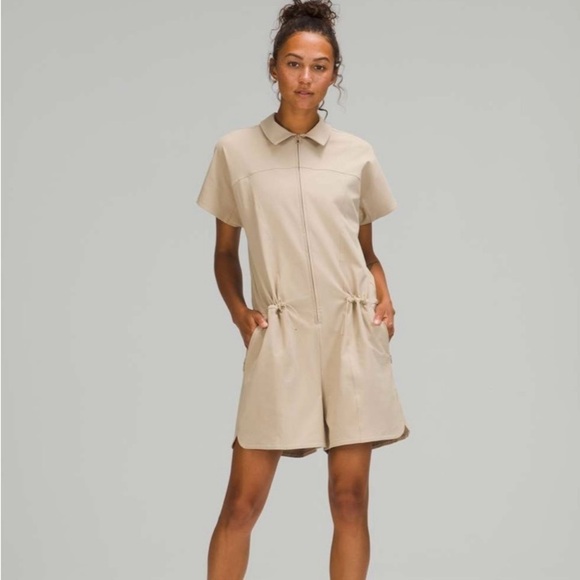 lululemon athletica Pants - Lululemon Stretch Rib Pocketed Romper